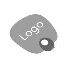 Small O-shaped Plastic Fan with Handle