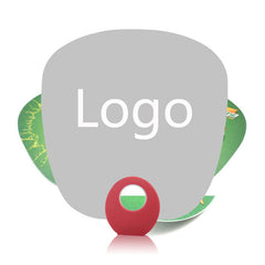 Medium O-shaped Plastic Fan with Handle