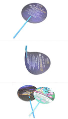 Small Round Long Handle Fan