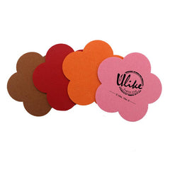 Flower Shaped Felt Coasters