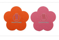 Flower Shaped Felt Coasters