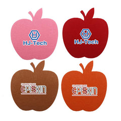 Apple Shaped Felt Coaster