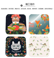 Square Clay Coasters