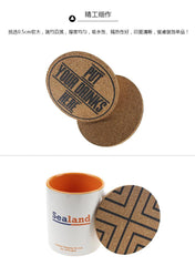 Round Thick Cork Coaster