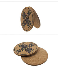 Round Thick Cork Coaster