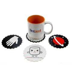 Round Absorbent Paper Coasters