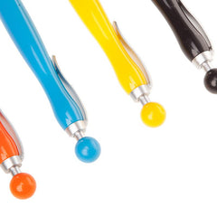 Ballpoint Pen With Spherical Push Button
