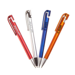 Push Button Plastic Ballpoint Pen With Spray-Painted Body