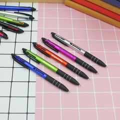 Ballpoint Pen With Black Lined Grip