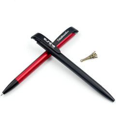 Ballpoint Pen With Spray-Painted Body For Metal Effect