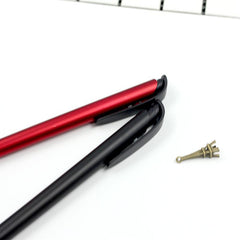 Ballpoint Pen With Spray-Painted Body For Metal Effect