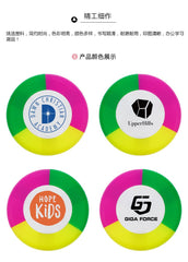 Round Tri-Color Highlighters