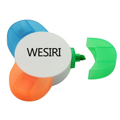 Mini Clover Three-Color Highlighter