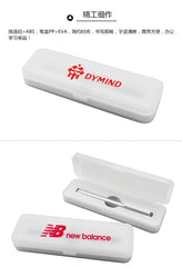 Aluminum Tube Clicker Fountain Pen with Box