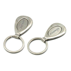 Metal Teardrop Keychain