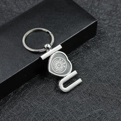 Zinc Alloy "I Love You" Keychain