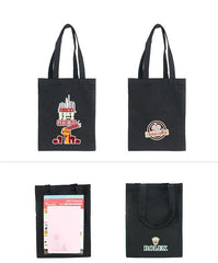 Black Canvas Tote Bag 26*33cm