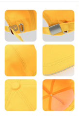 Coloured Cotton Snapback Cap
