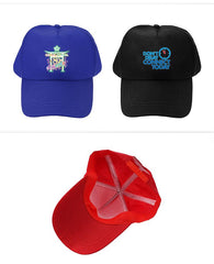 Coloured Cotton Cap with Metal Buckle