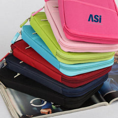 Travel Document Pouch With Internal Mesh Compartments