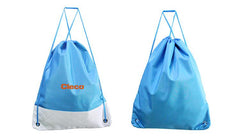 Polyester Drawstring Backpack With Quilt Base