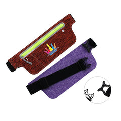 Waterproof Waist Bag with Neon Zipper
