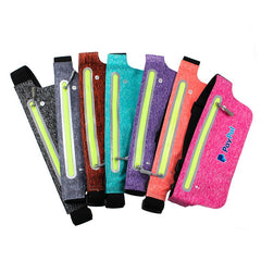 Waterproof Waist Bag with Neon Zipper