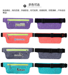 Waterproof Waist Bag with Neon Zipper