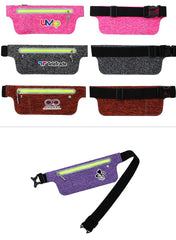 Waterproof Waist Bag with Neon Zipper