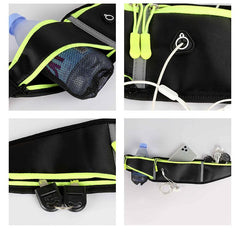 Neon Waist Bag with Water Bottle Pocket