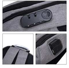 Travel Bag with Lock and USB Plug