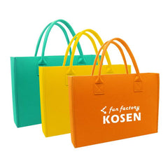 Solid Colour Felt Tote Bag