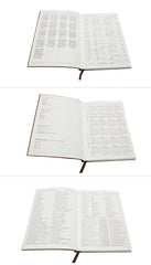 Business Paperback Notebook With  Pu Leather Cover And Elastic Band Closure