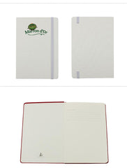 Notebook With Cloth Cover And Elastic Band Closure