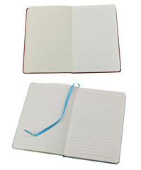 Notebook With Cloth Cover And Elastic Band Closure