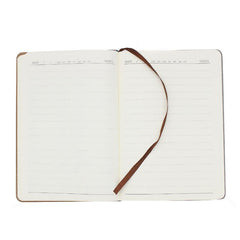 Hardcover Notebook with Pen and Card Holder on Cover