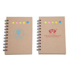 Eco-Friendly Kraft Paper Notebook And Sticky Notes Set