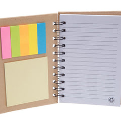 Eco-Friendly Kraft Paper Notebook And Sticky Notes Set