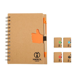 Eco-Friendly Notebook With Thumbs Up Design