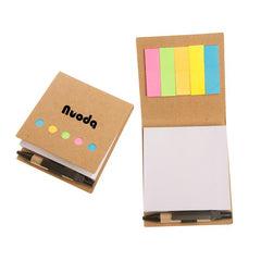 Eco-Friendly Square Notepad Set With Kraft Paper Cover