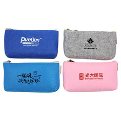 Candy-Coloured Felt Pencil Case