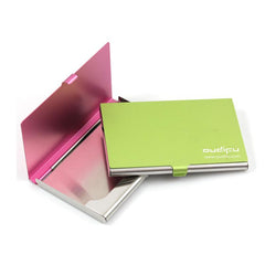 Coloured Metal Name Card Holder