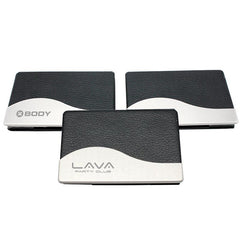 Metal Name Card Holder With Wavy Design