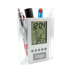 Electronic Calendar And Pen Holder
