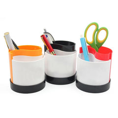 Dual-Coloured Business Pen Holder