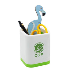 Multifunctional Square Plastic Pen Holder