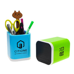 Coloured Square Pen Holder