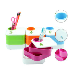 Square Drawer-Style Pen Holder