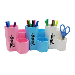 Honeycomb-Shaped Pen Holder