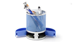 Steel Mesh Pen Holder With Electronic Calendar